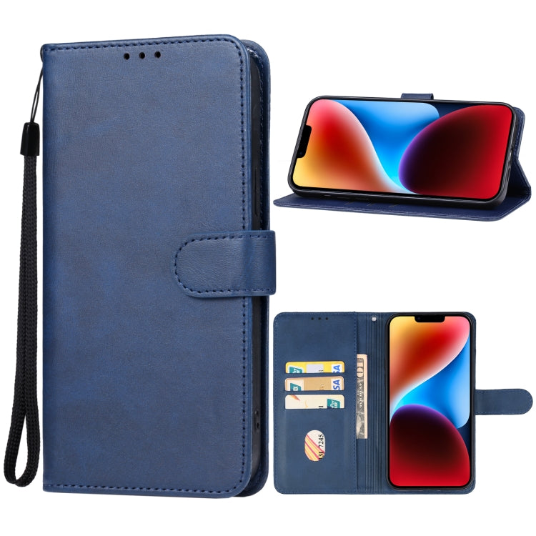 For iPhone 15 Plus Leather Phone Case(Blue) - iPhone 15 Plus Cases by PMC Jewellery | Online Shopping South Africa | PMC Jewellery