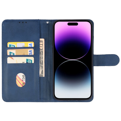 For iPhone 15 Pro Max Leather Phone Case(Blue) - iPhone 15 Pro Max Cases by PMC Jewellery | Online Shopping South Africa | PMC Jewellery