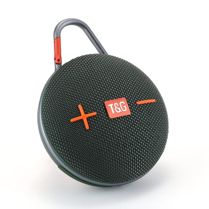 T&G TG648 TWS Outdoor Mini Portable Wireless Bluetooth Speaker with LED Light(Dark Green) - Mini Speaker by T&G | Online Shopping South Africa | PMC Jewellery