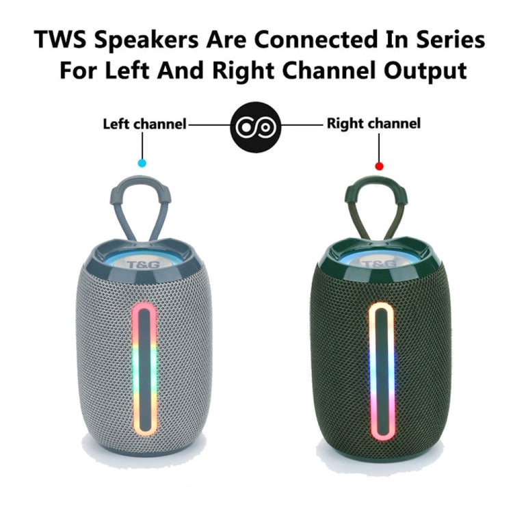 T&G TG653 TWS LED Mini Portable Wireless Stereo Sound Outdoor Speaker(Red) - Mini Speaker by T&G | Online Shopping South Africa | PMC Jewellery