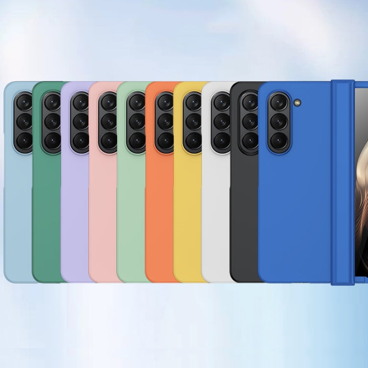 For Samsung Galaxy Z Fold5 Skin Feel PC Phone Case with Hinge(Sky Blue) - free shipping - PMC TechLife - Order now!