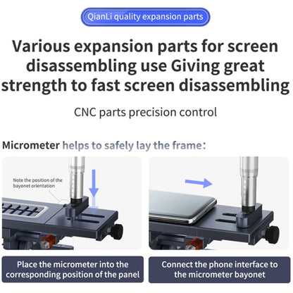 QianLi 3 in 1 Multifunctional 7 inch LCD Screen Separator Machine, Plug:UK - Separation Equipment by QIANLI | Online Shopping South Africa | PMC Jewellery