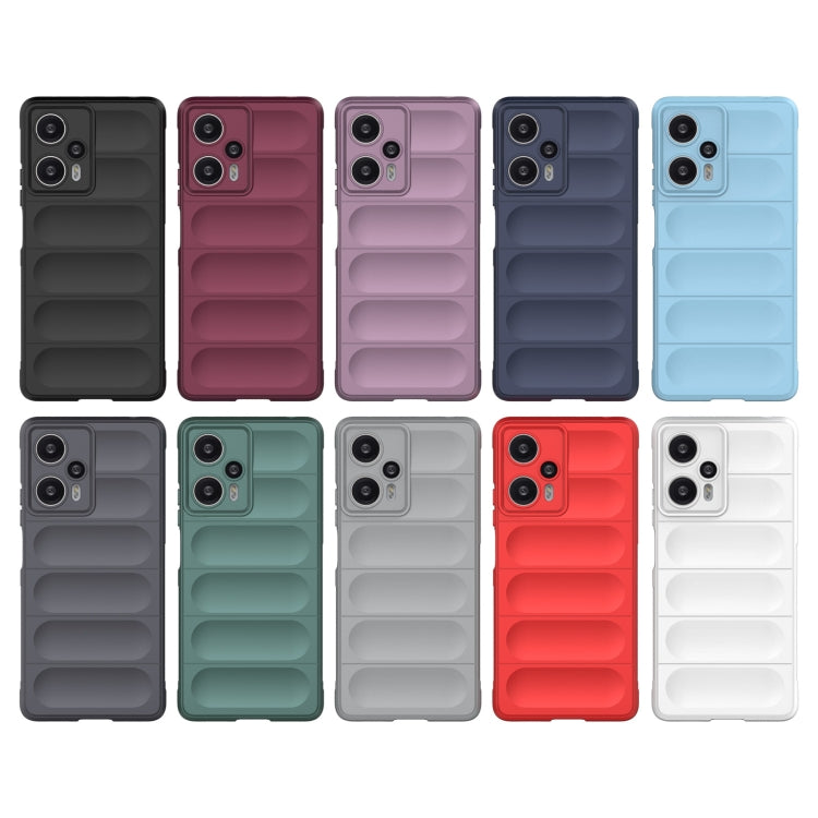 For Xiaomi Redmi Note 12 Turbo Magic Shield TPU + Flannel Phone Case(White) - free shipping - PMC TechLife - Order now!