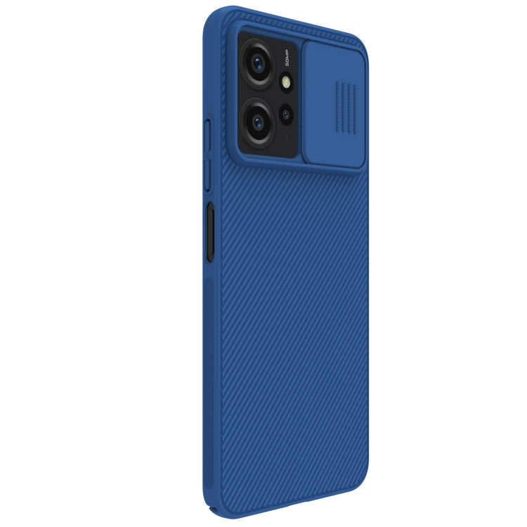 For Xiaomi Redmi Note 12 4G Global NILLKIN Black Mirror Series Camshield PC Phone Case(Blue) - Note 12 Cases by NILLKIN | Online Shopping South Africa | PMC Jewellery