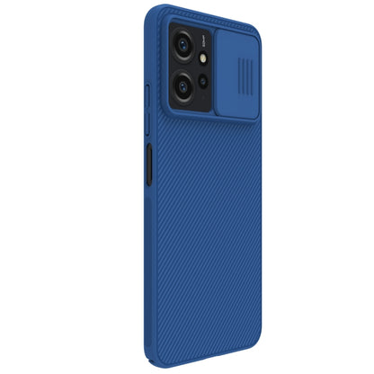 For Xiaomi Redmi Note 12 4G Global NILLKIN Black Mirror Series Camshield PC Phone Case(Blue) - Note 12 Cases by NILLKIN | Online Shopping South Africa | PMC Jewellery