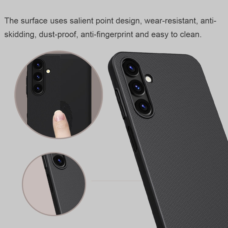For Samsung Galaxy A25 NILLKIN Frosted PC Phone Case(Black) - Galaxy Phone Cases by NILLKIN | Online Shopping South Africa | PMC TechLife