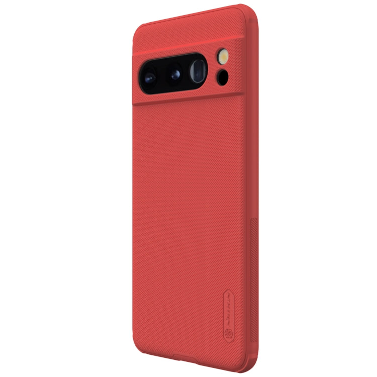 For Google Pixel 8 Pro NILLKIN Frosted Shield Pro PC + TPU Phone Case(Red) - Google Cases by NILLKIN | Online Shopping South Africa | PMC Jewellery