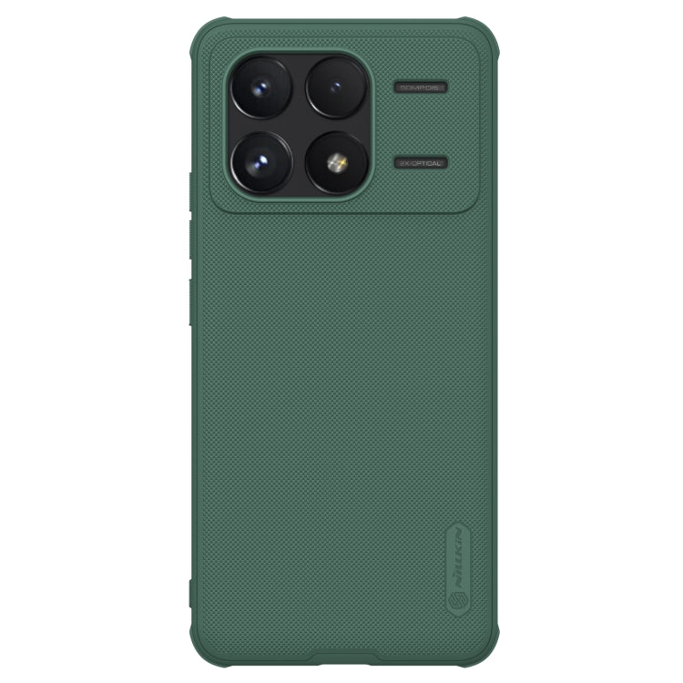 For Xiaomi Redmi K70 / K70 Pro NILLKIN Frosted Shield Pro PC + TPU Phone Case(Green) - K70 Pro Cases by NILLKIN | Online Shopping South Africa | PMC Jewellery