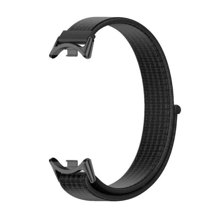 For Xiaomi Mi Band 8 Mijobs Breathable Nylon Loop Watch Band(Black) -  by MIJOBS | Online Shopping South Africa | PMC Jewellery