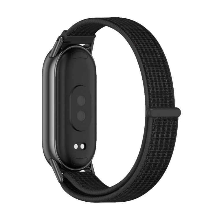 For Xiaomi Mi Band 8 Mijobs Breathable Nylon Loop Watch Band(Black) -  by MIJOBS | Online Shopping South Africa | PMC Jewellery