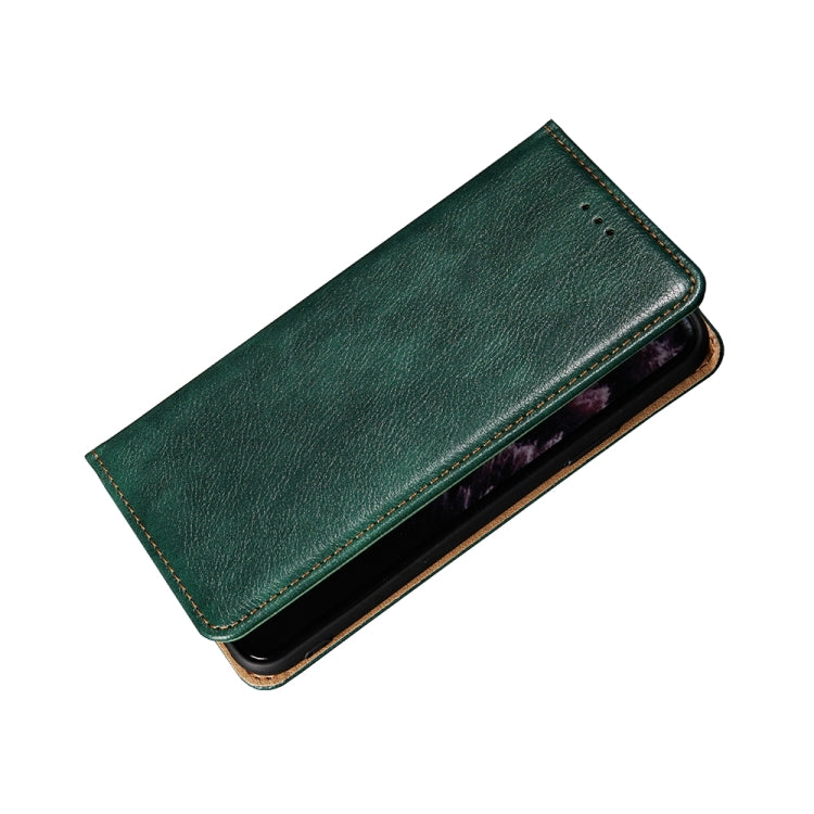 For Nokia C12 Gloss Oil Solid Color Magnetic Leather Phone Case(Brown) - free shipping - PMC TechLife - Order now!