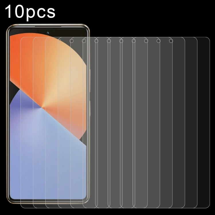 For Infinix Note 30 Pro 10pcs 0.26mm 9H 2.5D Tempered Glass Film - free shipping - PMC TechLife - Order now!
