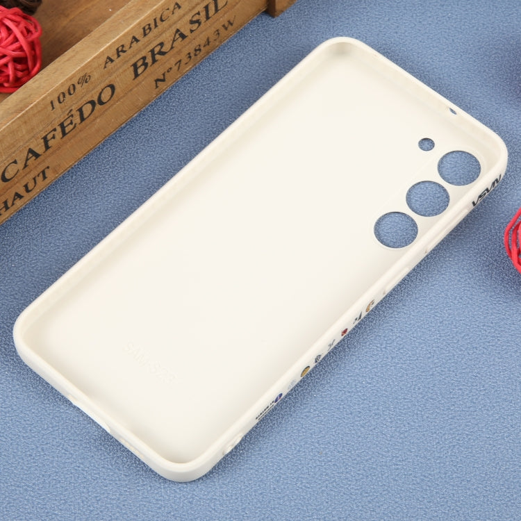 For Samsung Galaxy A91 Astronaut Pattern Silicone Straight Edge Phone Case(Lovely Astronaut-White) - free shipping - PMC TechLife - Order now!