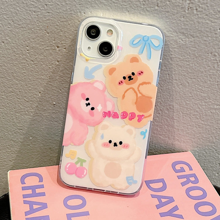 For iPhone 11 Pro Max IMD Cute Animal Pattern Phone Case(Bear) - free shipping - PMC TechLife - Order now!