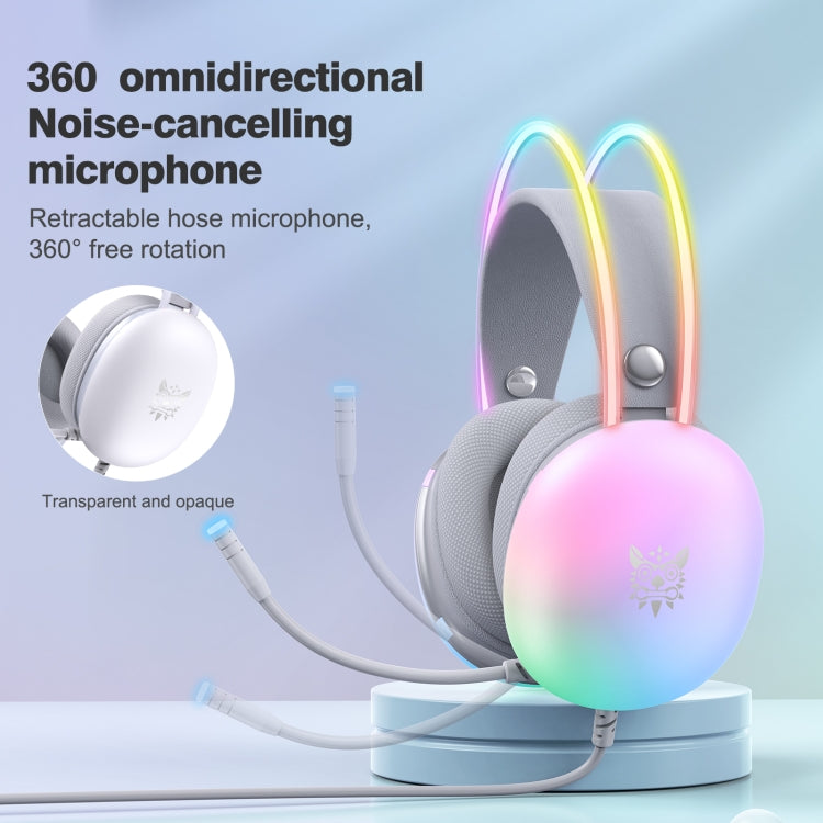 X25 RGB Wired Gaming Headset(Grey) - Multimedia Headset by PMC TechLife | Online Shopping South Africa | PMC TechLife