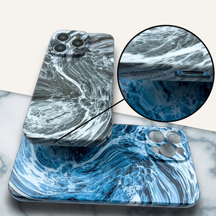 For iPhone SE 2022 / SE 2020 / 8 / 7 Marble Pattern Phone Case(Blue White) - iPhone SE 2022 / 2020 / 8 / 7 Cases by PMC TechLife | Online Shopping South Africa | PMC TechLife