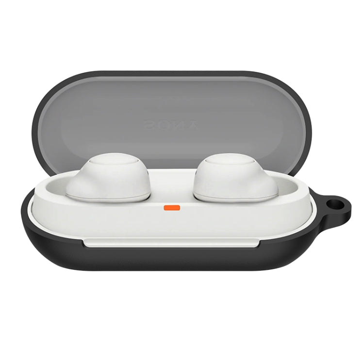For Sony WF-C700N Bluetooth Earphone Silicone Protective Case(Black) - Sony Earphone Case by PMC TechLife | Online Shopping South Africa | PMC TechLife