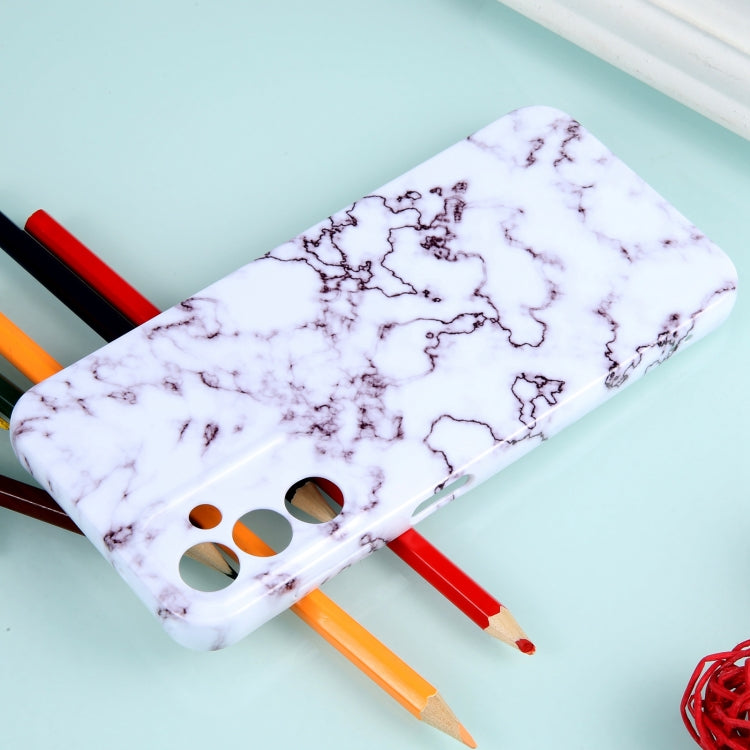 For Samsung Galaxy S22 5G Marble Pattern Phone Case(Red White) - free shipping - PMC TechLife - Order now!