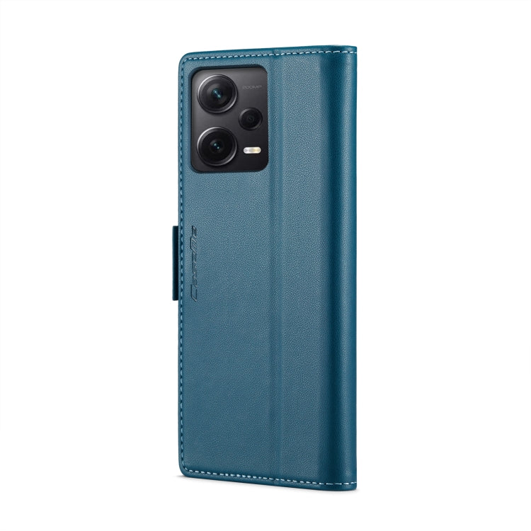 For Xiaomi Redmi Note 12 Pro+ 5G Global CaseMe 023 Butterfly Buckle Litchi Texture RFID Anti-theft Leather Phone Case(Blue) - Note 12 Pro+ Cases by CaseMe | Online Shopping South Africa | PMC Jewellery