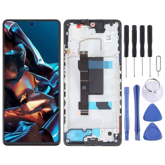 OLED Material Original LCD Screen For Xiaomi Poco X5 Pro Digitizer Full Assembly with Frame - LCD Screen by PMC Jewellery | Online Shopping South Africa | PMC Jewellery