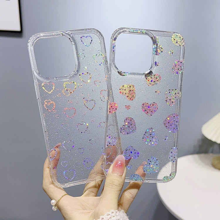 For iPhone 11 Pro Max Little Star Series Glitter Powder TPU Phone Case(Polka Dots) - iPhone 11 Pro Max Cases by PMC Jewellery | Online Shopping South Africa | PMC Jewellery