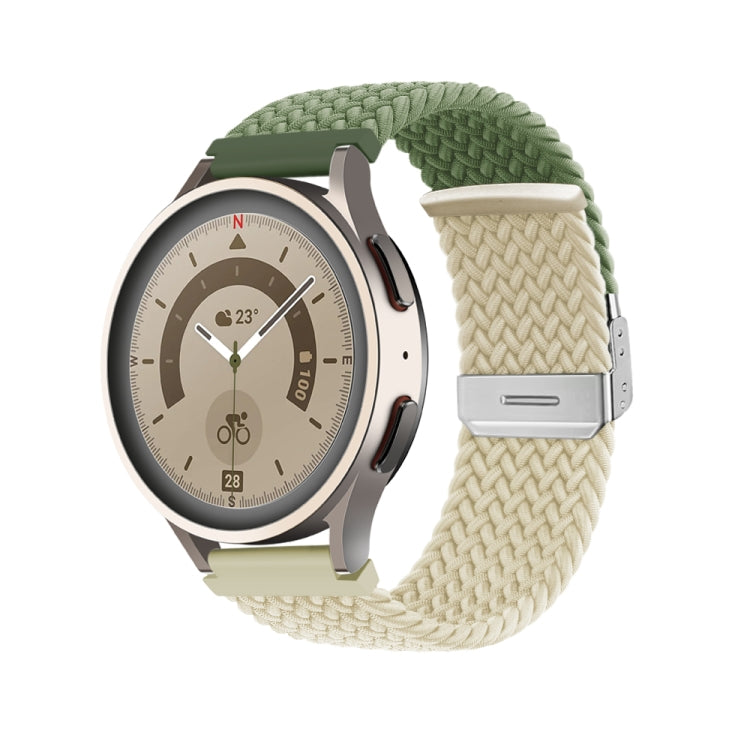 20mm Buckle Braided Nylon Watch Band(Cactus Starlight) - 20mm Bands by PMC TechLife | Online Shopping South Africa | PMC TechLife