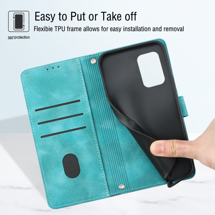 For Xiaomi Redmi Note 12S 4G Global Skin-feel Embossed Leather Phone Case(Green) - free shipping - PMC TechLife - Order now!