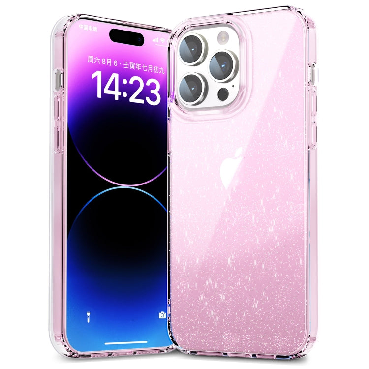 For iPhone 14 Pro Star Solid Color Phone Case(Pink) - iPhone 14 Pro Cases by PMC TechLife | Online Shopping South Africa | PMC TechLife