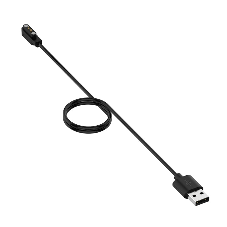 For Kieslect Smart Watch K10 / K11 Smart Watch Magnetic Charging Cable, 长度:1m(Black) - Charger by PMC Jewellery | Online Shopping South Africa | PMC Jewellery