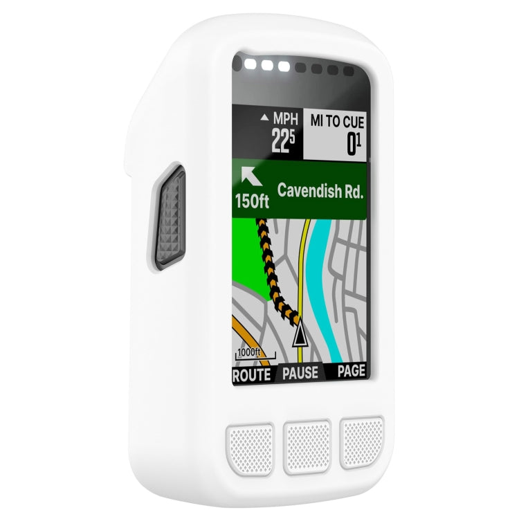 For Wahoo Elemnt Bolt V2 WFCC5 Stopwatch Silicone Protective Case(White) - Watch Case by PMC TechLife | Online Shopping South Africa | PMC TechLife