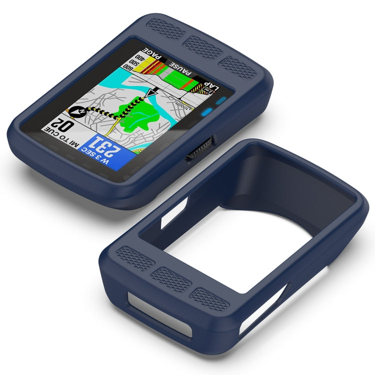 For Wahoo Elemnt Roam WFCC4 Stopwatch Silicone Protective Case(Midnight Blue) - Watch Case by PMC TechLife | Online Shopping South Africa | PMC TechLife