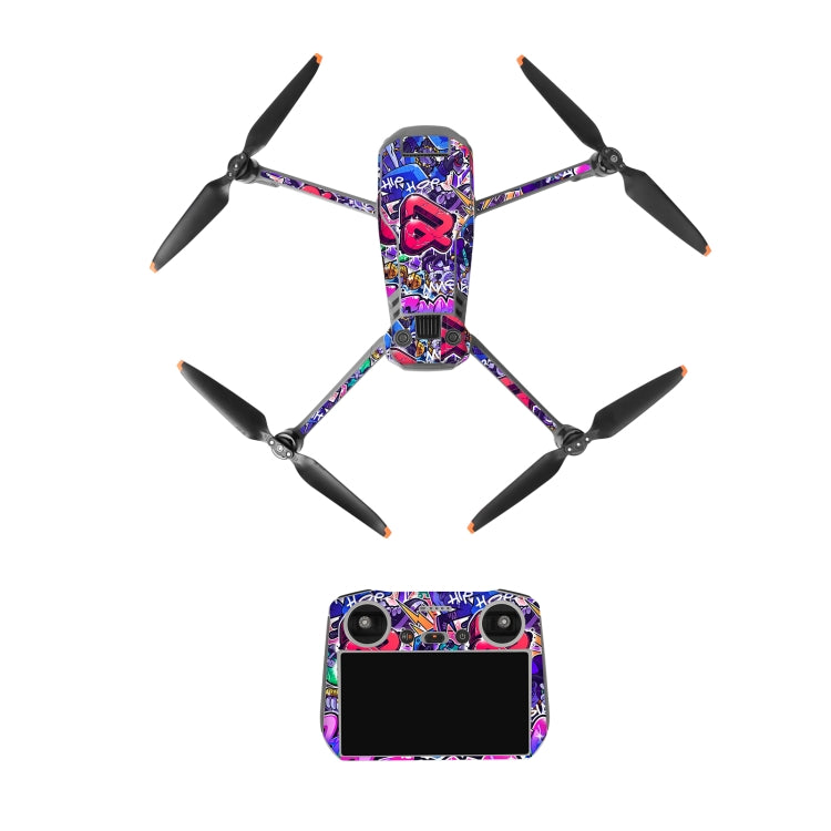 For DJI Mavic 3 Pro / RC Sunnylife Drone Body Remote Control Decorative Stickers Set(Cool Purple) - Stickers by Sunnylife | Online Shopping South Africa | PMC Jewellery