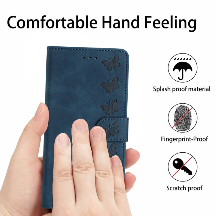 For Xiaomi 13 Pro Seven Butterflies Embossed Leather Phone Case(Blue) - free shipping - PMC TechLife - Order now!