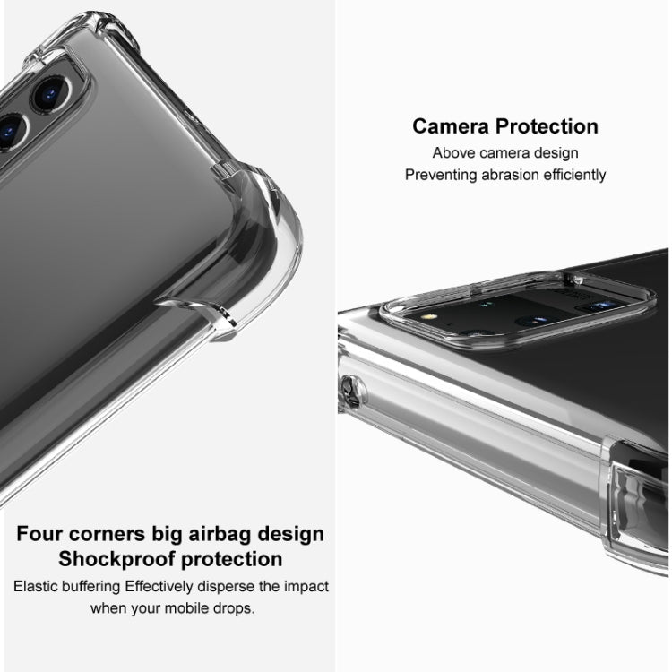 For Google Pixel 7a imak Shockproof Airbag TPU Phone Case(Transparent Black) - free shipping - PMC TechLife - Order now!