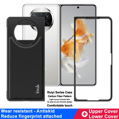 For Huawei Mate X3 imak Ruiyi Series Carbon Fiber PU + PC Phone Case - Huawei Cases by imak | Online Shopping South Africa | PMC Jewellery | Buy Now Pay Later Mobicred