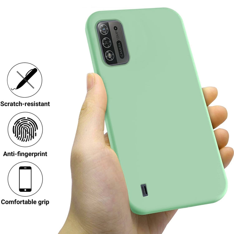For ZTE Blade A52 Lite Pure Color Liquid Silicone Shockproof Phone Case(Green) - free shipping - PMC TechLife - Order now!