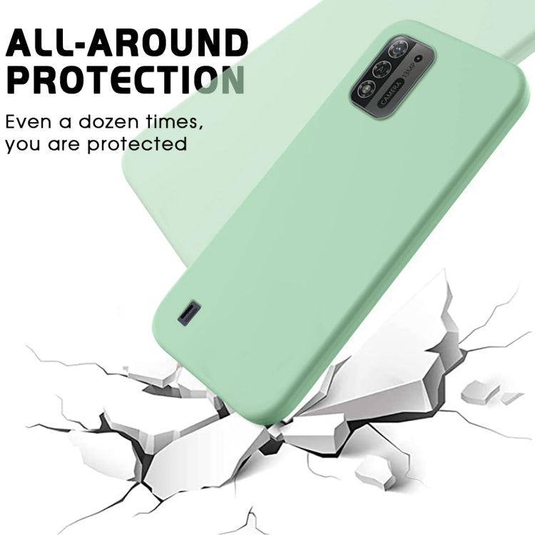 For ZTE Blade A52 Lite Pure Color Liquid Silicone Shockproof Phone Case(Green) - free shipping - PMC TechLife - Order now!
