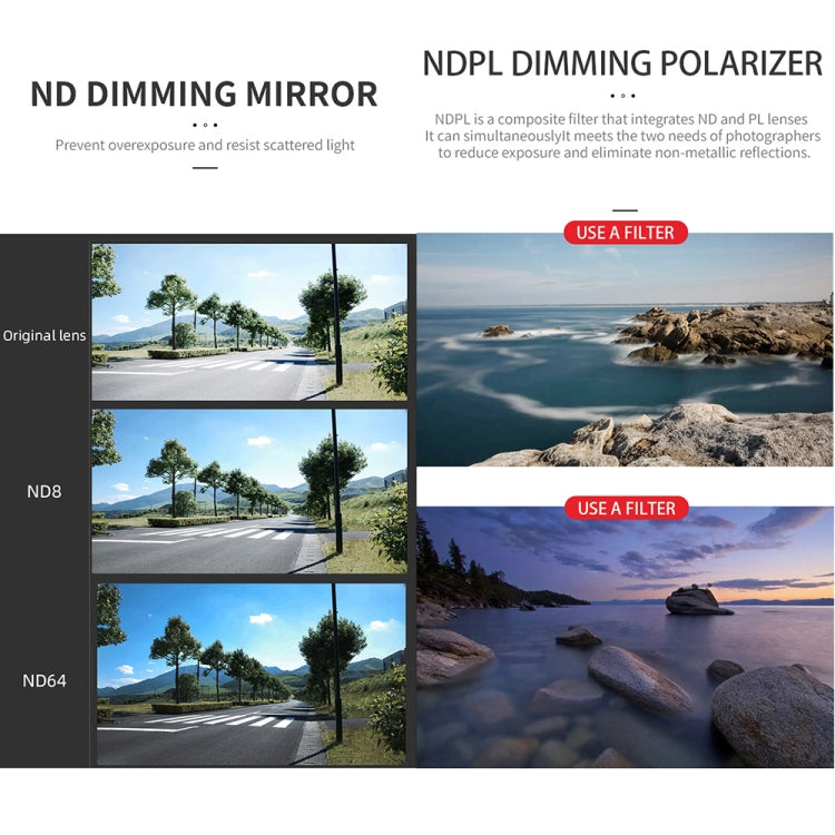 For DJI Mavic 3 Pro JSR GB Neutral Density Lens Filter ND8PL ND16PL ND32PL ND64PL Kit - free shipping - PMC TechLife - Order now!