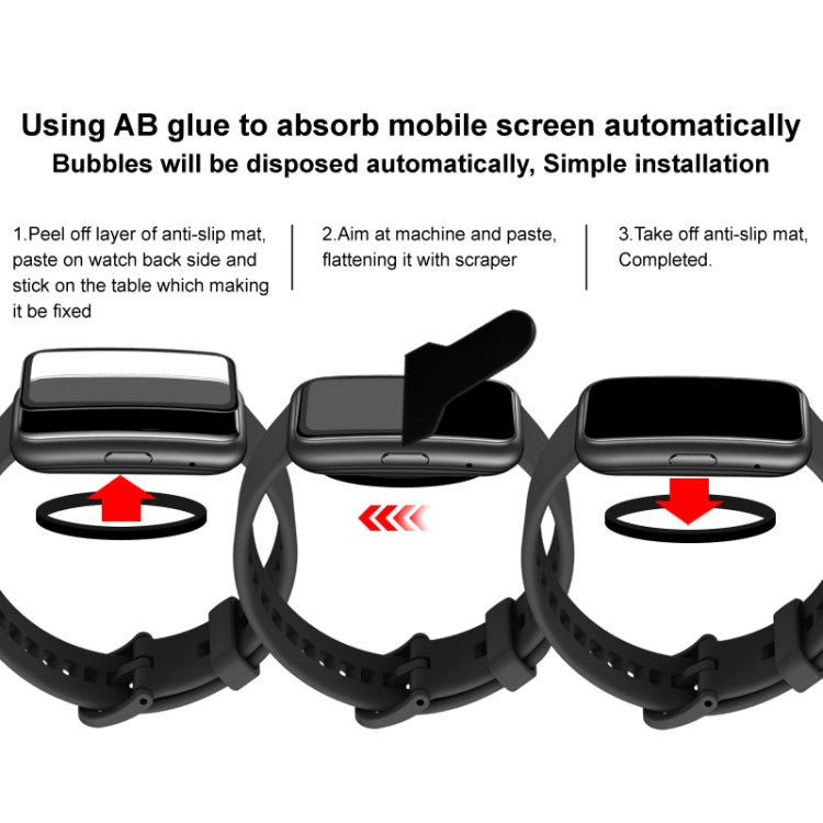 For Xiaomi Mi Band 8 IMAK Plexiglass HD Watch Protective Film - Screen Protector by imak | Online Shopping South Africa | PMC TechLife | Buy Now Pay Later Mobicred