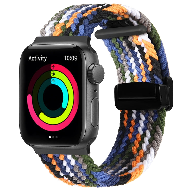 Magnetic Fold Clasp Woven Watch Band For Apple Watch 2 42mm(Denim Color) - Watch Bands by PMC TechLife | Online Shopping South Africa | PMC TechLife