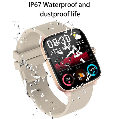 T20 1.96 inch IP67 Waterproof Silicone Band Smart Watch, Supports Dual-mode Bluetooth Call / Heart Rate Monitoring(Black) - Smart Watches by PMC Jewellery | Online Shopping South Africa | PMC Jewellery