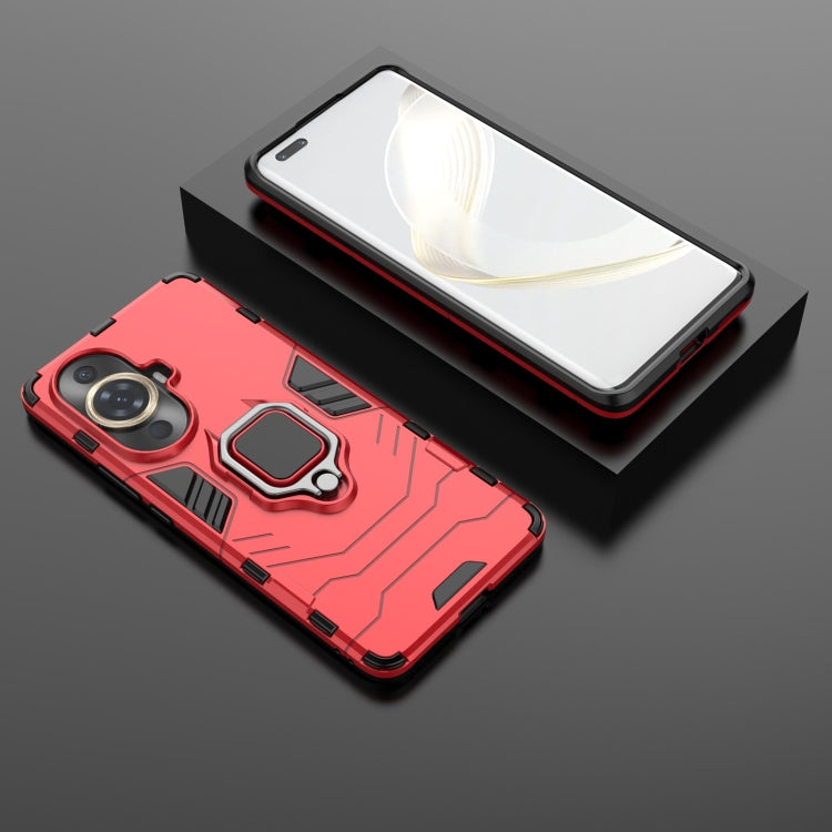For Huawei nova 11 Pro Magnetic Ring Holder PC + TPU Phone Case(Red) - free shipping - PMC TechLife - Order now!