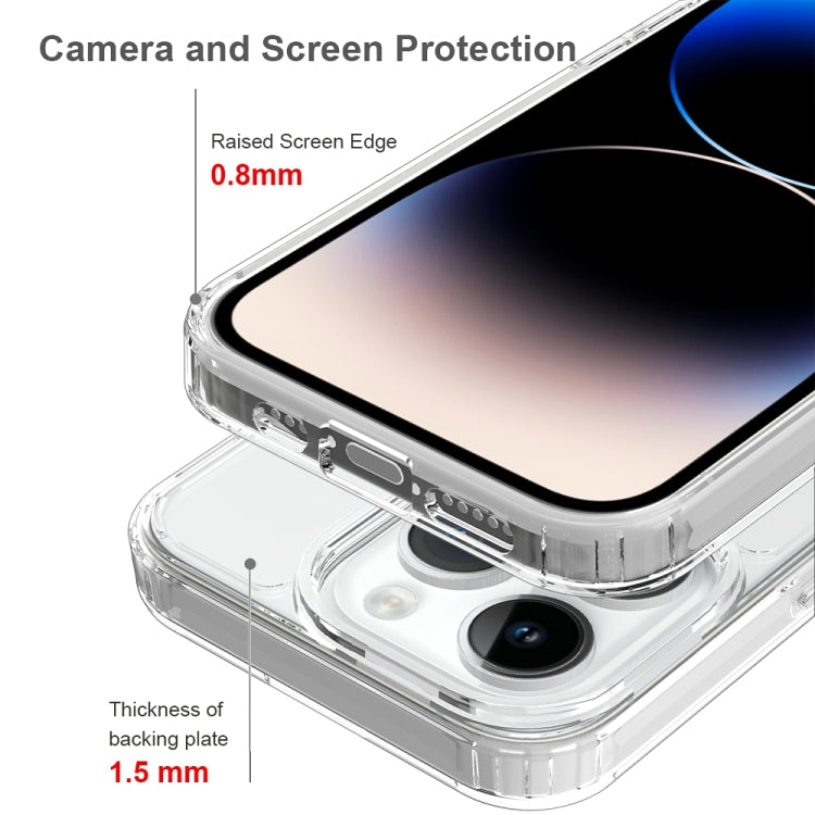 For iPhone 15 Pro Scratchproof Acrylic TPU Phone Case(Transparent) - iPhone 15 Pro Cases by PMC Jewellery | Online Shopping South Africa | PMC Jewellery