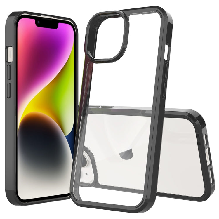 For iPhone 15 Scratchproof Acrylic TPU Phone Case(Black) - free shipping - PMC TechLife - Order now!