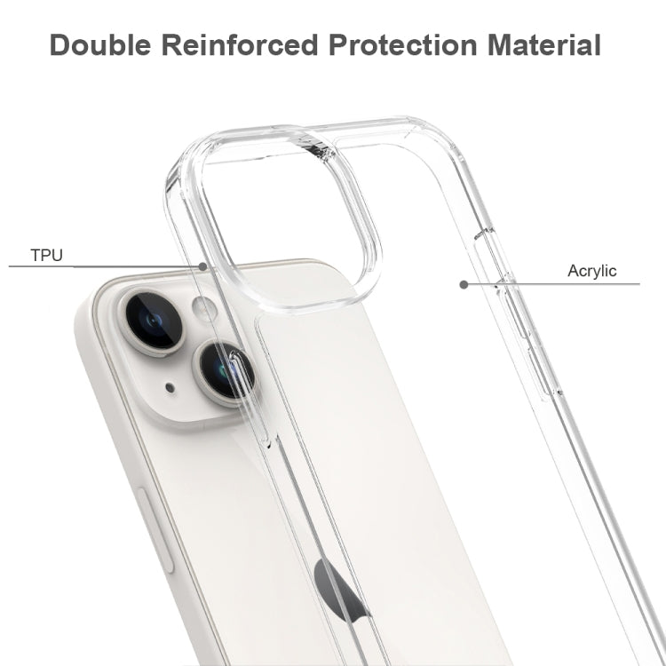 For iPhone 15 Scratchproof Acrylic TPU Phone Case(Black) - free shipping - PMC TechLife - Order now!