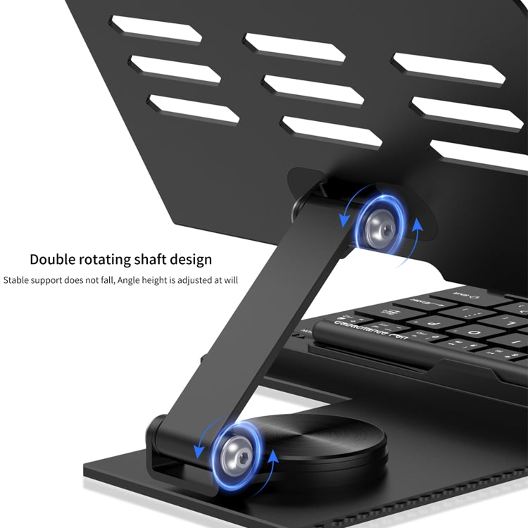 For Google Pixel Fold GKK Folding Bluetooth Keyboard Holder with Pen + Holder + Keyboard + Mouse(Grey) - Others Keyboard by GKK | Online Shopping South Africa | PMC Jewellery