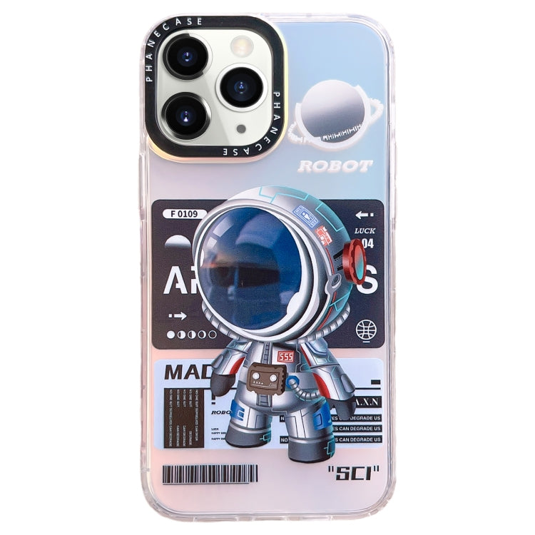 For iPhone 12 Pro Max Mechanical Astronaut Pattern TPU Phone Case(Blue) - free shipping - PMC TechLife - Order now!