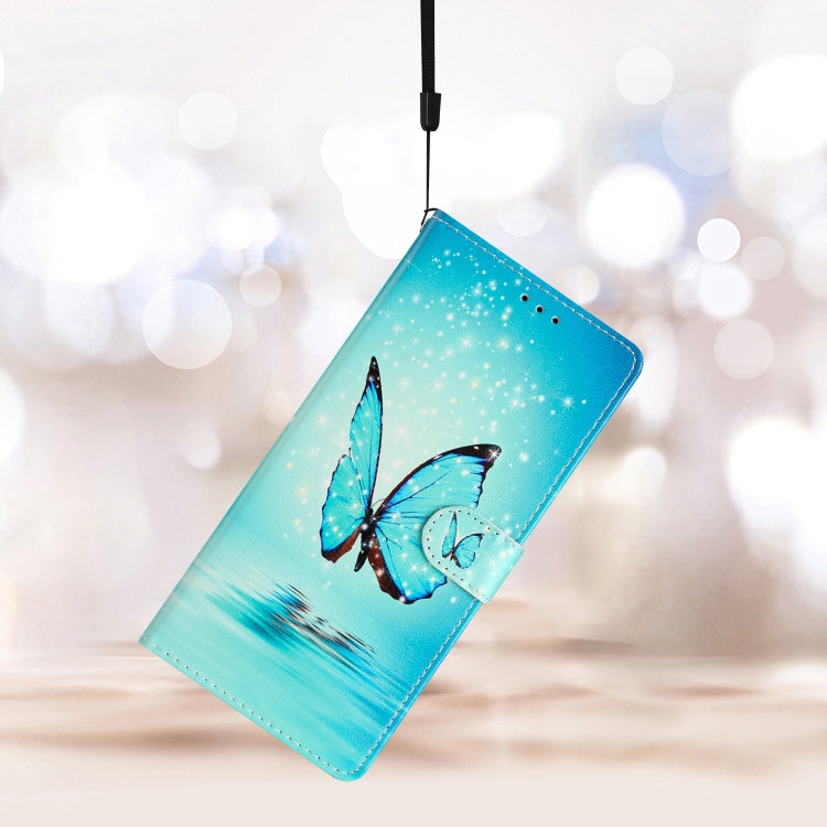 For Xiaomi Redmi 12C Colored Drawing Leather Phone Case(Blue Butterfly) - free shipping - PMC TechLife - Order now!