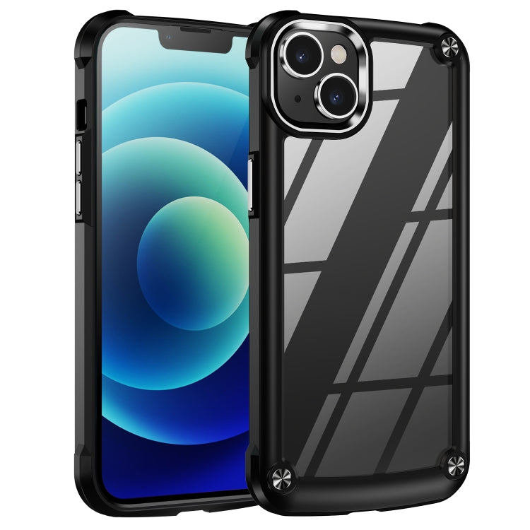 For iPhone 15 TPU + PC Lens Protection Phone Case(Black) - free shipping - PMC TechLife - Order now!