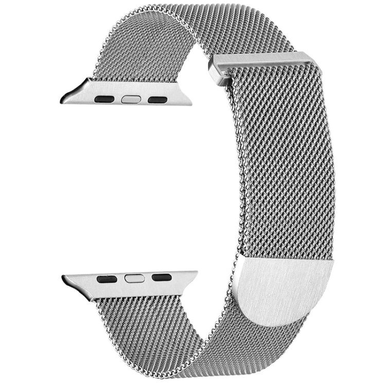 For Apple Watch Ultra 49mm Milanese Metal Magnetic Watch Band(Silver) - Watch Bands by PMC Jewellery | Online Shopping South Africa | PMC Jewellery